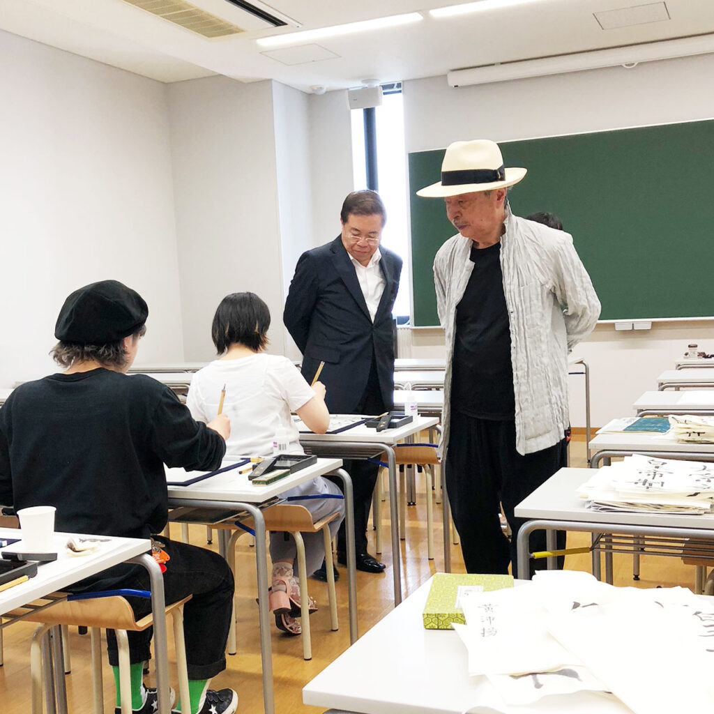 浅葉ゼミ　書道授業