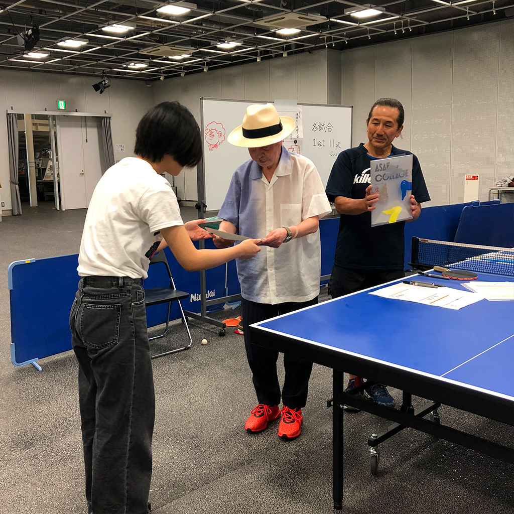 浅葉ゼミ卓球大会