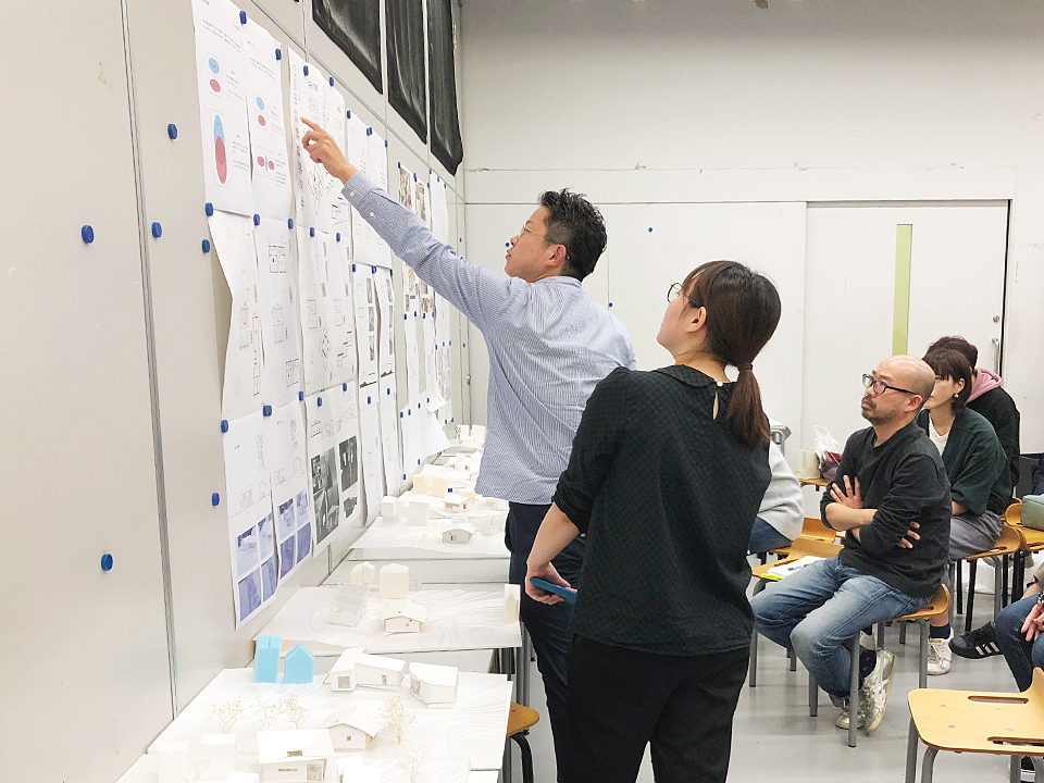 SD　住環境デザイン2B　第２課題　中間講評会