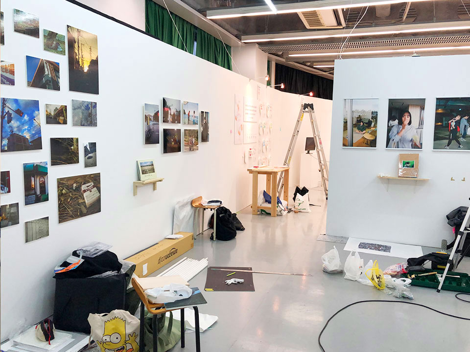 卒展　準備