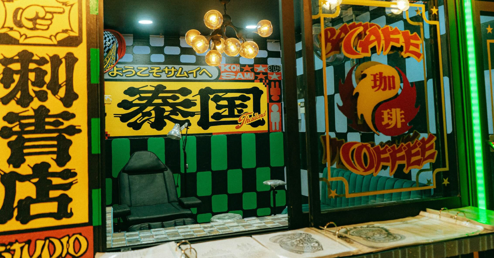 Kid Roseさんがタイのタトゥーショップ「Freedom tattoo」のデザインを